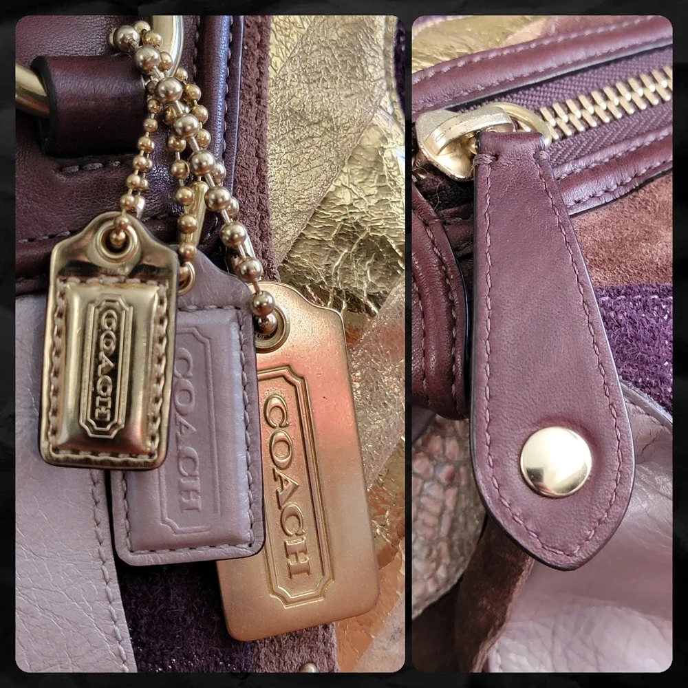 Coach 13866 Madison Large Sabrina Patchwork Leather Y2K Limited Edition NWT - Picture 2 of 16